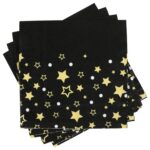 2-Ply Gold Stars Graduation Party Napkins, 18-ct. Packs - Image 2