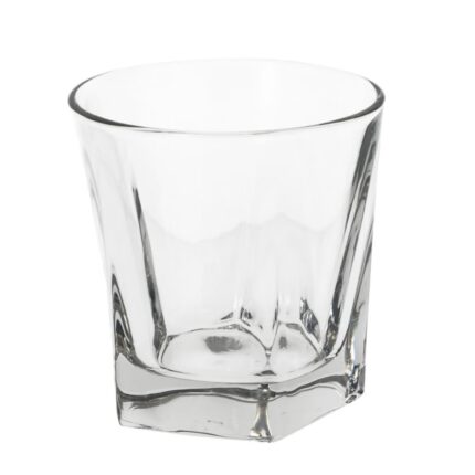 Greenbrier International Faceted Bourbon Rocks Glasses