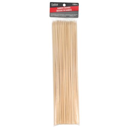 Cooking Concepts Bamboo Skewers, 100-pc Pack.