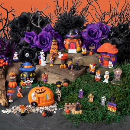 Spooky Halloween Fairy Garden Sets