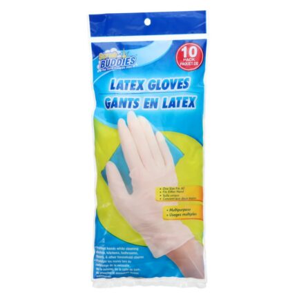 Scrub Buddies Latex Gloves, 10-ct.