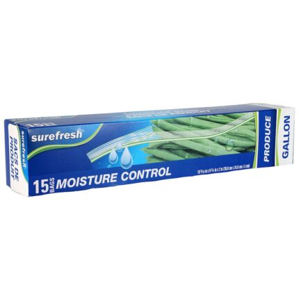 Surefresh Produce Bag, 15-ct. 1 gal.