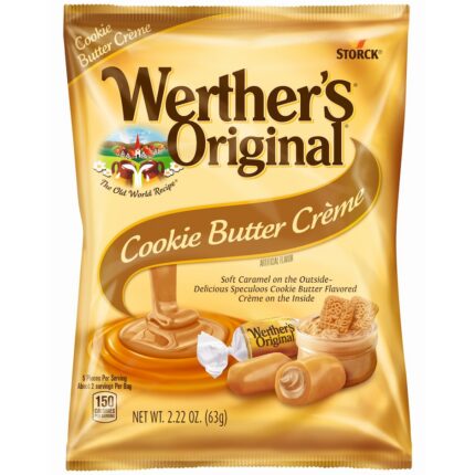 Werther’s Cookie Butter Crème Caramels, 2.2-oz. Bags