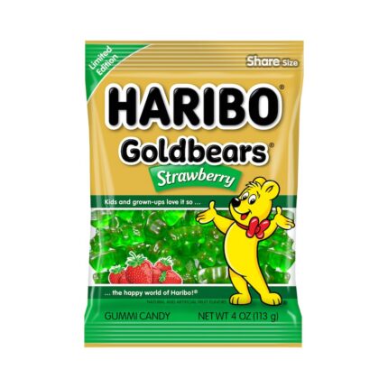 Haribo Gold Bears Strawberry-Flavored Gummy Bears, 4 oz.
