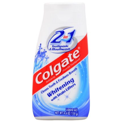 Colgate 2-in-1 Whitening Toothpaste and Mouthwash, 4.6-oz. Tubes