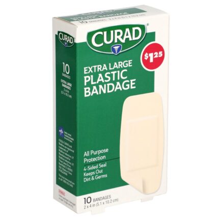 Curad Plastic XL Bandages, 10 ct.