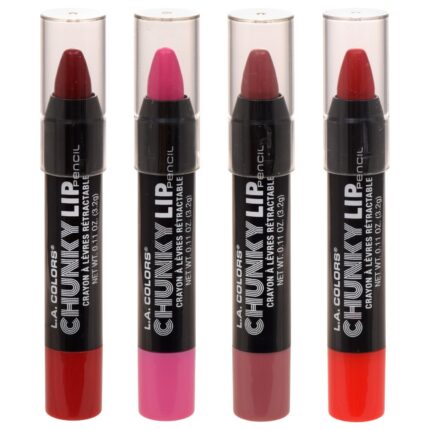 L.A. Colors Chunky Lip Pencils, 0.11 oz.