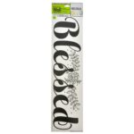 Main Street Wall Creations Blessed Wall Stickers, 15.875x4 in.