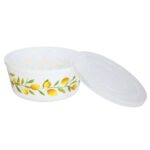 Round Printed Fridge Container, 48 oz.