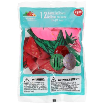 Seasonal Collection Latex Balloons, 12 ct. Pack
