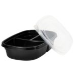 Surefresh 3 Section Meal Container, 2-pc. Pack