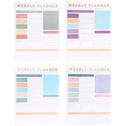 Weekly To Do Pad, 10.7x8.26 in.